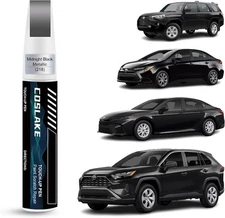 Car Touch up Paint(Midnight Black Metallic(218)) for Toyota, Car Paint Scratch R