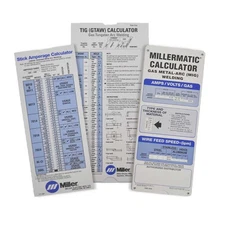 Miller 043125 MIG TIG Stick 3-Pack Calculators