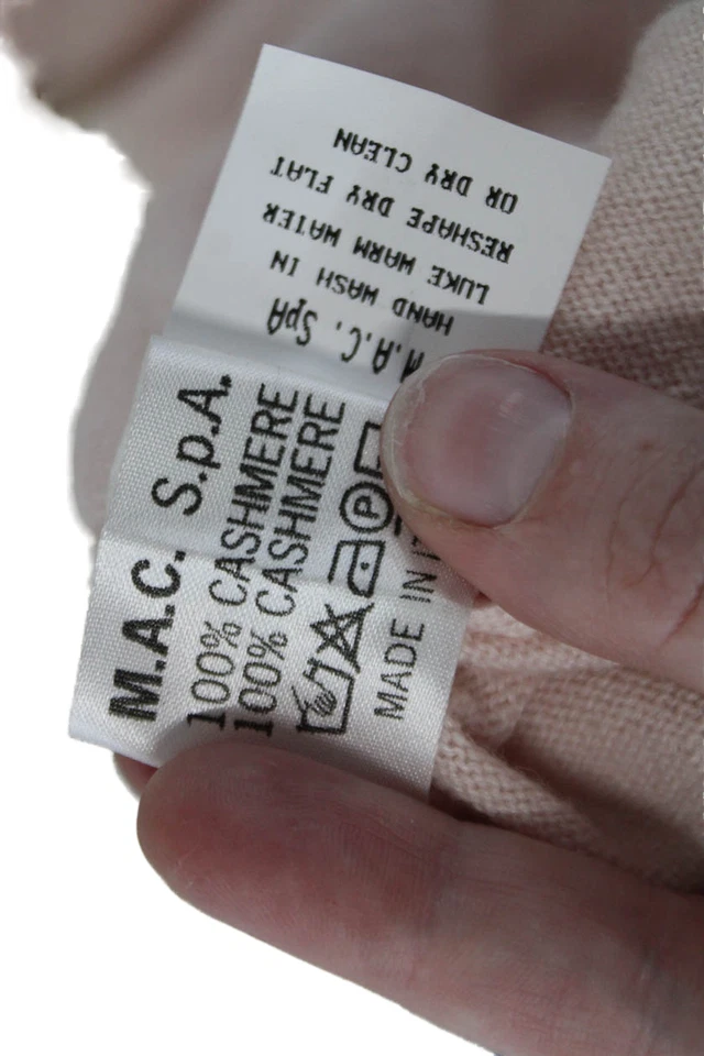 Suéter Gentry Portofino Mujer Texturizado Manga Larga Cuello en V Tejido Bloques de Color Rosa Foto 4 de 4