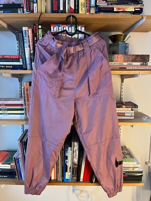 nike woven swoosh cargo pants with belt