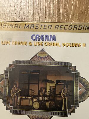 【希少モービルフィデリティー盤CD】クリーム　ライブ・クリーム I & II 限定モービルフィデリティー盤CD】クリーム ライブ・クリーム I & II