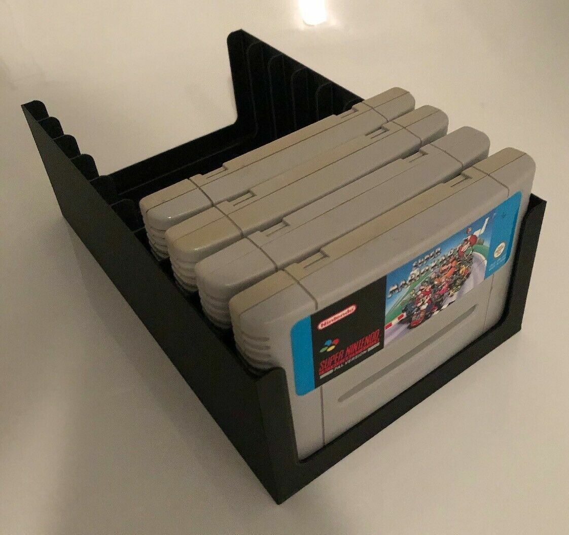 Super nintendo store game holder