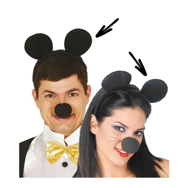 Guirca Orecchie Topolino Minnie Carnevale Cerchietto Topolina Uomo Donna  Bambina | Acquisti Online su eBay