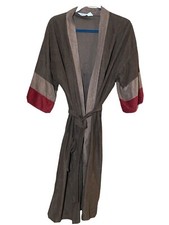 Vintage Men  s Store Brown/Red 2 Pocket Short Sleeve Robe