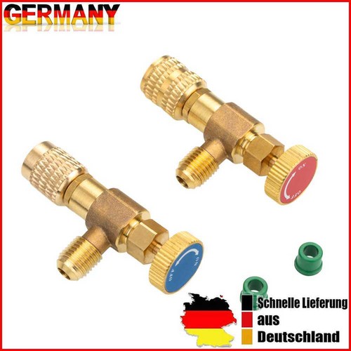 Refrigeration Charging Liquid Adapter Hand Tool Part R22 1/4 inch R410 5/16 inch