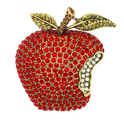Heidi Daus Forbidden Fruit Apple Snow White & The Huntsman Collection Pin RED
