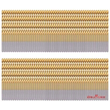 100PCS 5/64" Drill Bit Set HSS Titanium Jobber Length Twist Metal Drill Bit Tool