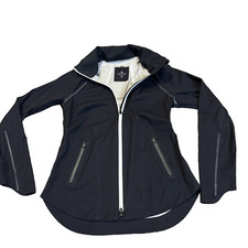 Athleta Jacket black Women s Extra Small New Zipper Hoodie - arm zipper