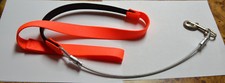 Bite Resistant Tender Care Puppy Leash Fluorescent Orange Nylon Medium
