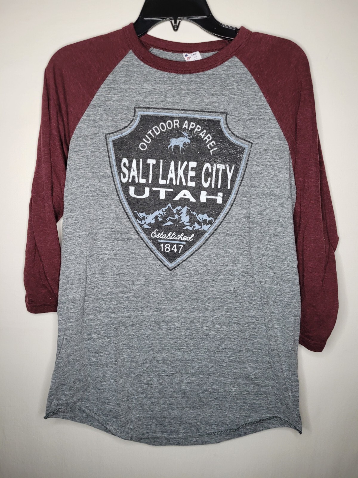 Optima Cotton Wear Mens Gray Midsleeve Tshirt Size Medium Salt Lake City Utah eBay