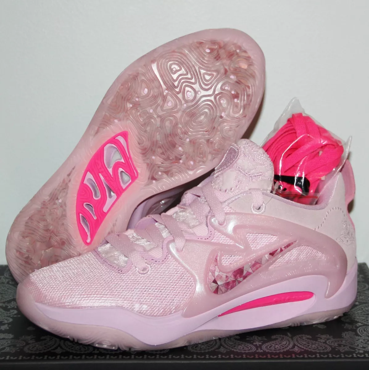 Nike KD 15 NRG Aunt Pearl Basketball Shoes Mens 6.5 12.5 13 13.5 DQ3851 600 Pink