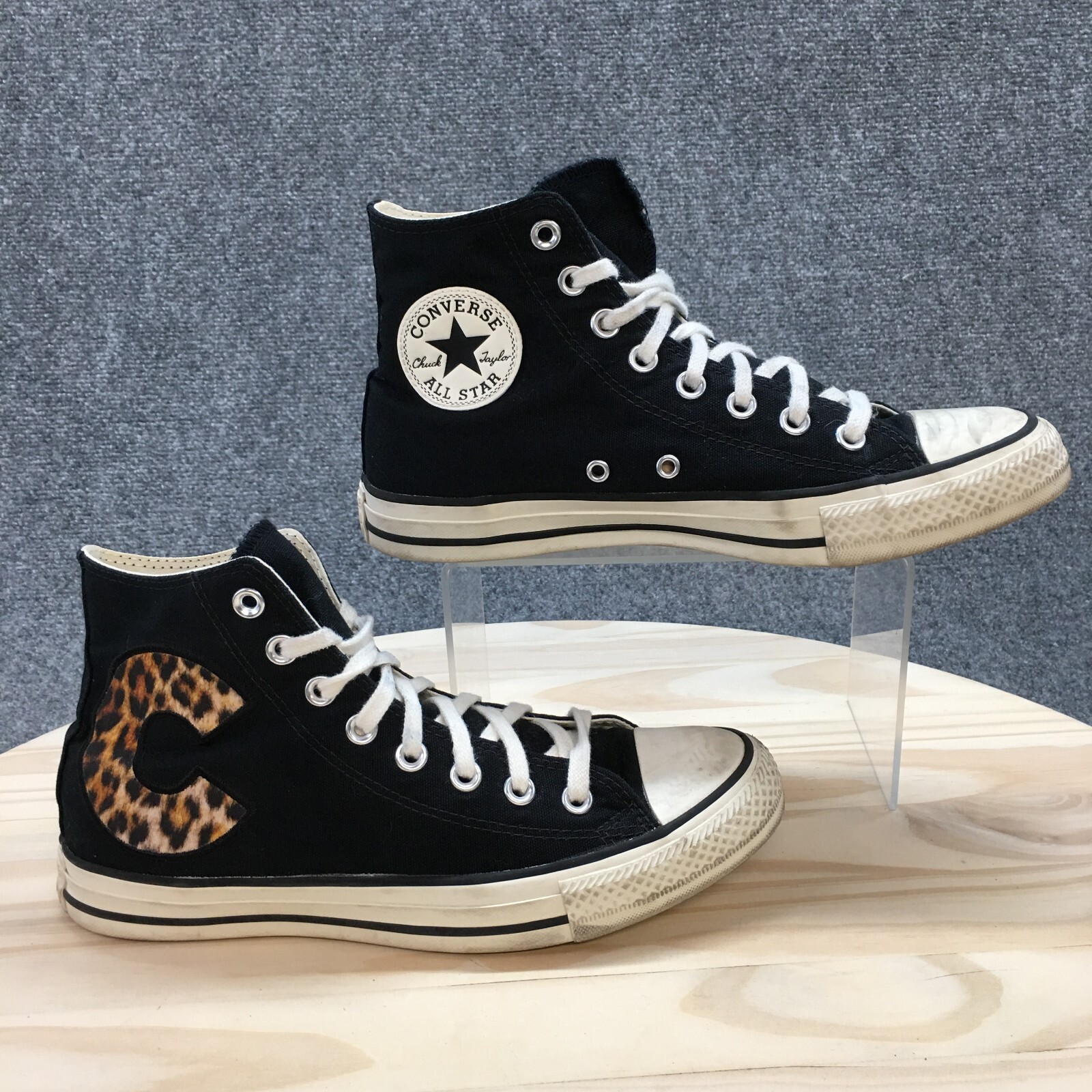 Converse Sneaker Womens 8.5 Black Chuck Taylor Hi Top Lace Up Casual 164673C Converse Sneaker Womens 8.5 Black Chuck Taylor Hi Top Lace Up Casual 164673C