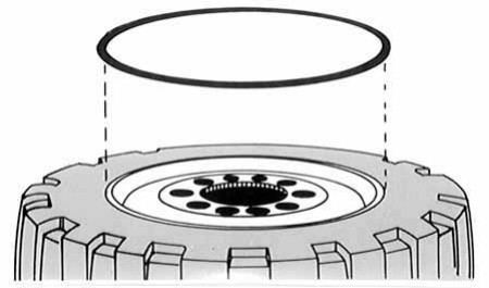 2 x O-Ring For Earthmover Wheels/Tyres - 39" Rim Size. - Picture 1 of 1