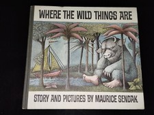 Maurice Sendak WHERE THE WILD THINGS ARE 1963 1st ED CLASSIC No Dust Jacket GC