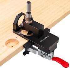 Compact Metal Concealed Hinge Jig with Quick Clamp,35mm Cabinet Hinge Jig wit...