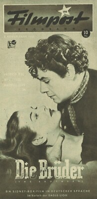 Filmpost 196 | DIE BRÜDER | Patricia Roc, Will Fyffe, Maxwell Reed | Top