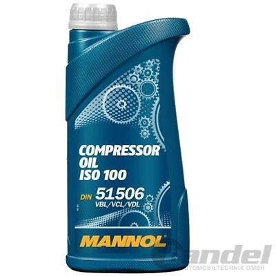 1 LITER MANNOL KOMPRESSORÖL ISO 100 VG VDL 100 KOMPRESSORENÖL