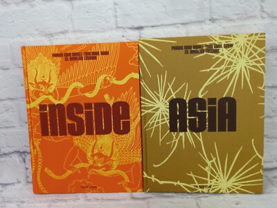 Inside Asia Taschen Sunil Sethi 2 Volume Set 2004 Hardcover Coffee Table Books
