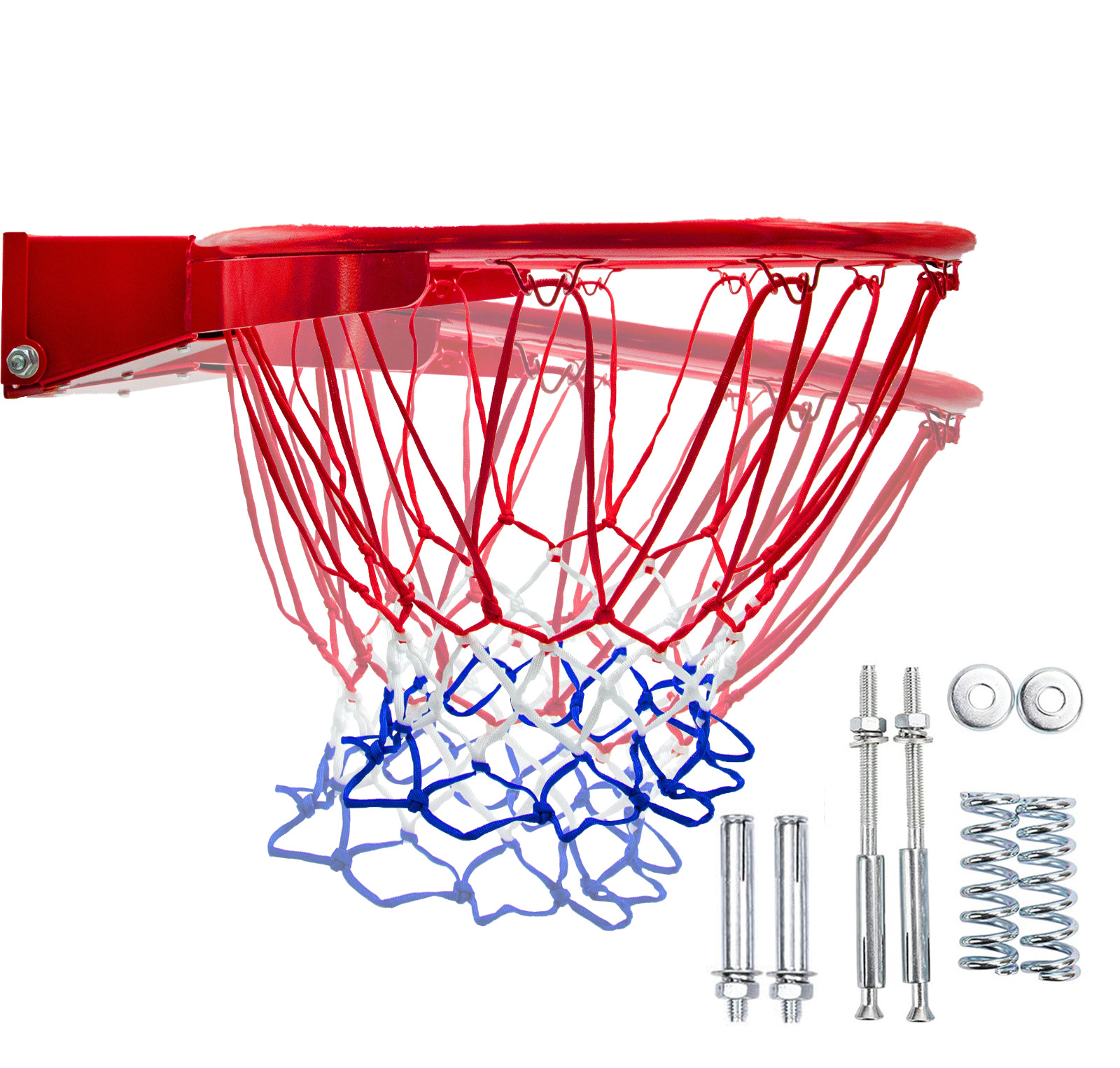 Basketballring kippbarer Basketballkorb mit Netz Ø 45 cm Kipp-Mechanismus Sport