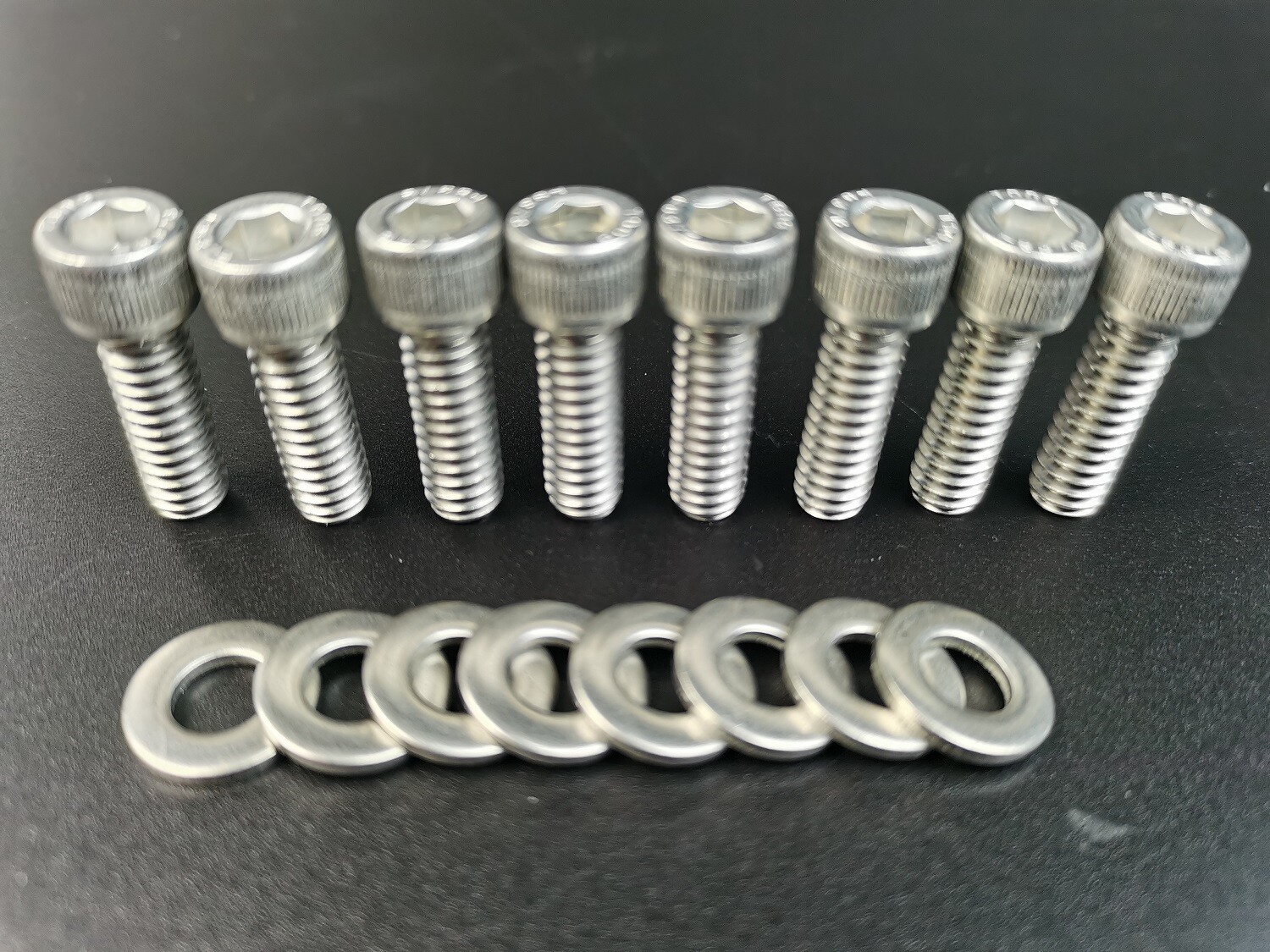 INTAKE MANIFOLD BOLTS 5/16" STAINLESS SBC VORTEC SMALL BLOCK CHEVY 327