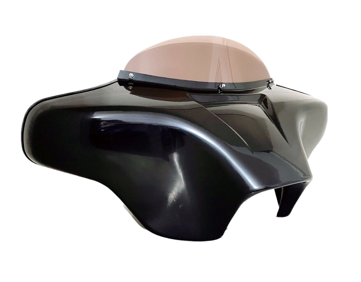 【fatboy.go.go.go】 Glossy Batwing Fairing for Harley Fat Boy Fatboy Lo and S 6x9