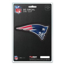 New NFL New England Patriots 3-D Die-Cut Premium Vinyl Decal / Emblem / Sticker