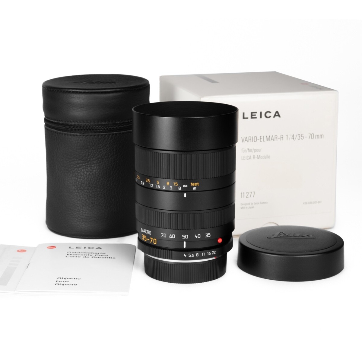 Leica 35-70mm F4 VARIO-ELMAR-R E60 Lens 11277 in Box *Near Leica 35-70mm F4 VARIO-ELMAR-R E60 Lens 11277 in Box *Near