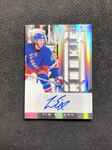 2011-12 PANINI CERTIFIED TIM ERIXON ROOKIE JERSEY AUTO #ed 260/290