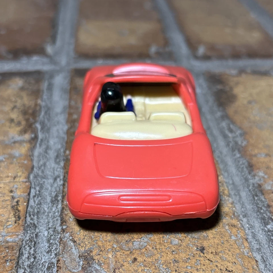 Винтаж ✅ DC Comic Burger King Kids Club Meal игрушка 1997 Красный Трансформируемый Автомобиль ✅Бегает - Изображение 4 из 4