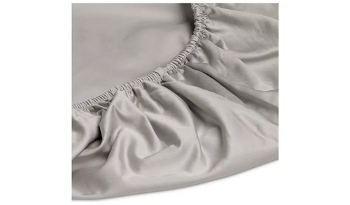 Habitat Cotton 800 TC Extra Deep Grey Fitted Sheet - Double (1194) - Picture 2 of 4