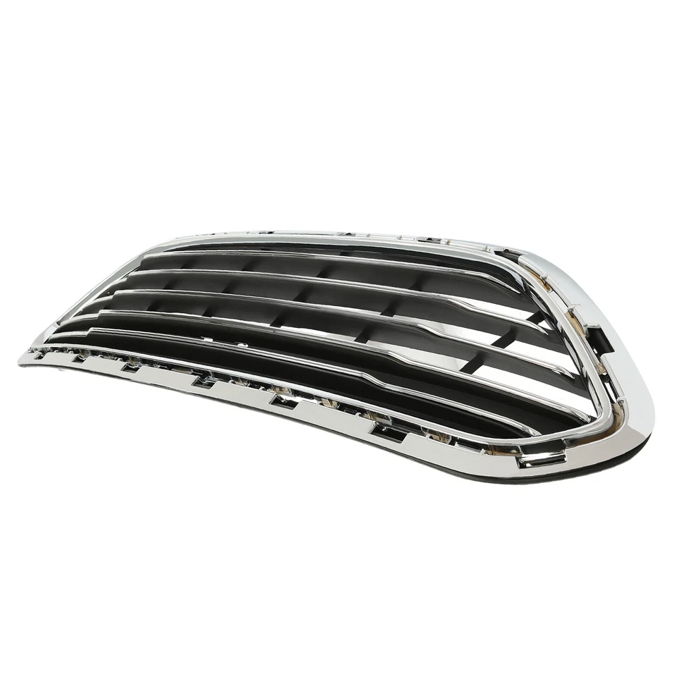 HECASA For 2014-2019 Ford Fiesta 4DR 15 16 17 18 Front Chrome Upper Grille Grill - Image 4 of 4