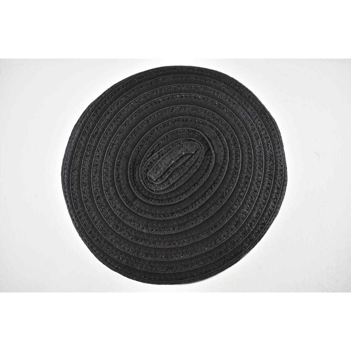 Chanel 22P Black White Raffia CC Crochet Logo Sun Cloche 