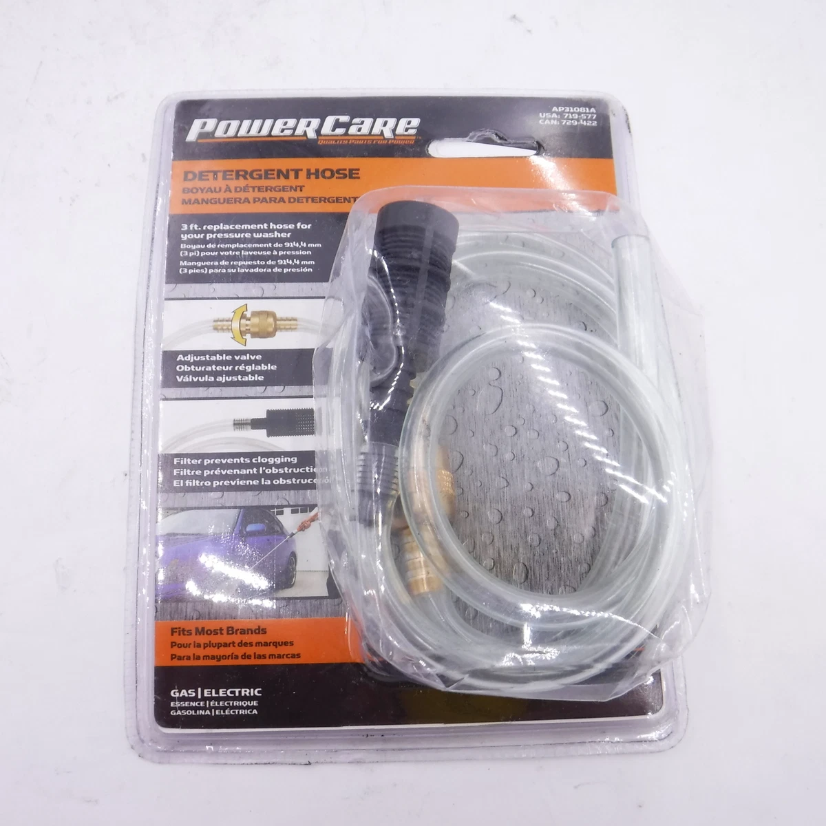 Pressure washer detergent hose deals