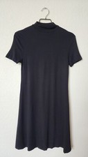 Anthropologie Dress New Size Small Black Mock Neck Basic Girly Retro Wednesday