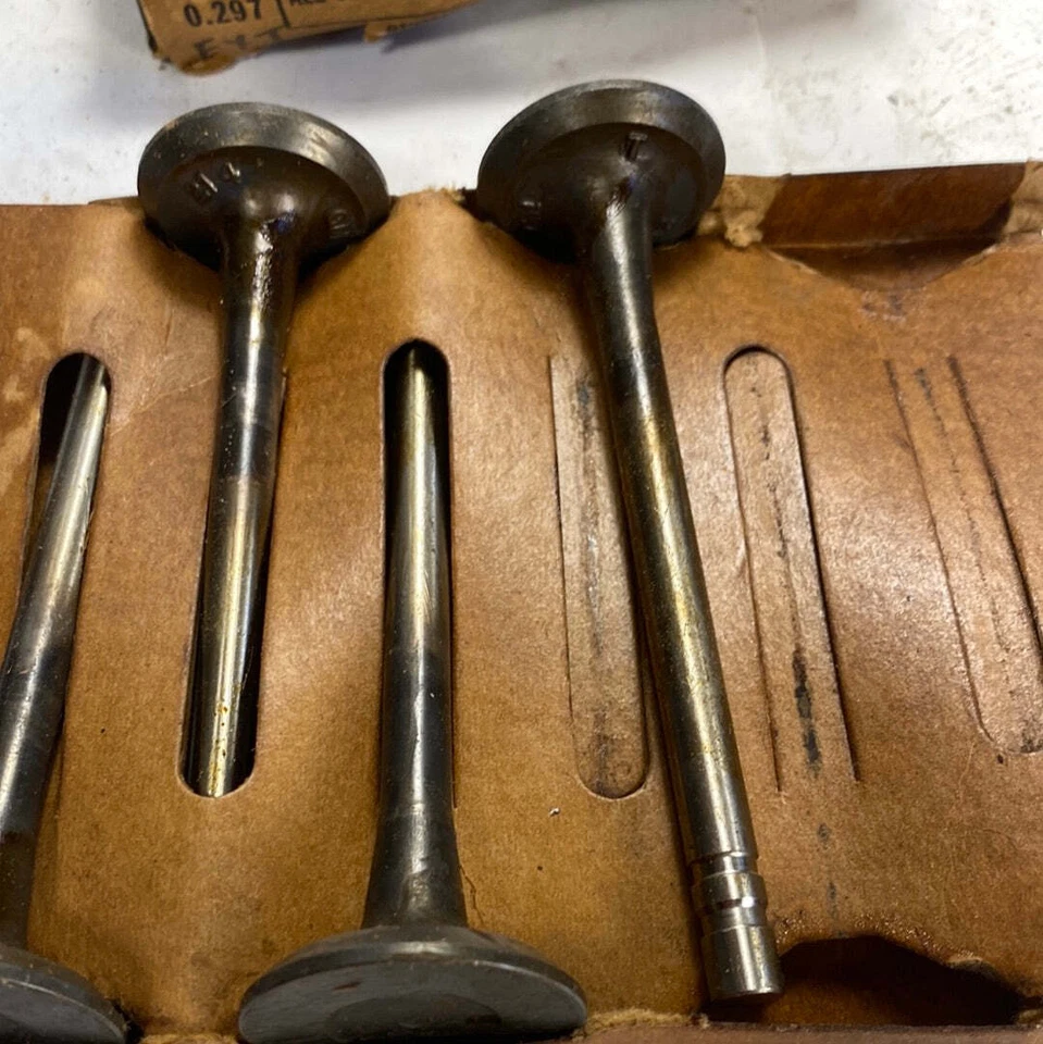 1950-1956 Chevrolet пассажирский грузовик выхлопные клапаны x 5 новый из старых запасов 3731212 - Изображение 4 из 4