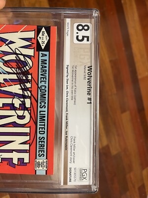 Wolverine #1 Signed Stan Lee, Frank Miller, Chris Claremont & Joe