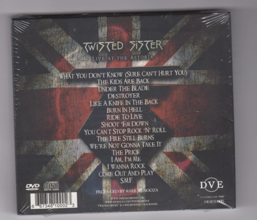Twisted Sister - Live At The Astoria (+DVD, 2008) (Brand new & sealed) - Image 2 of 2