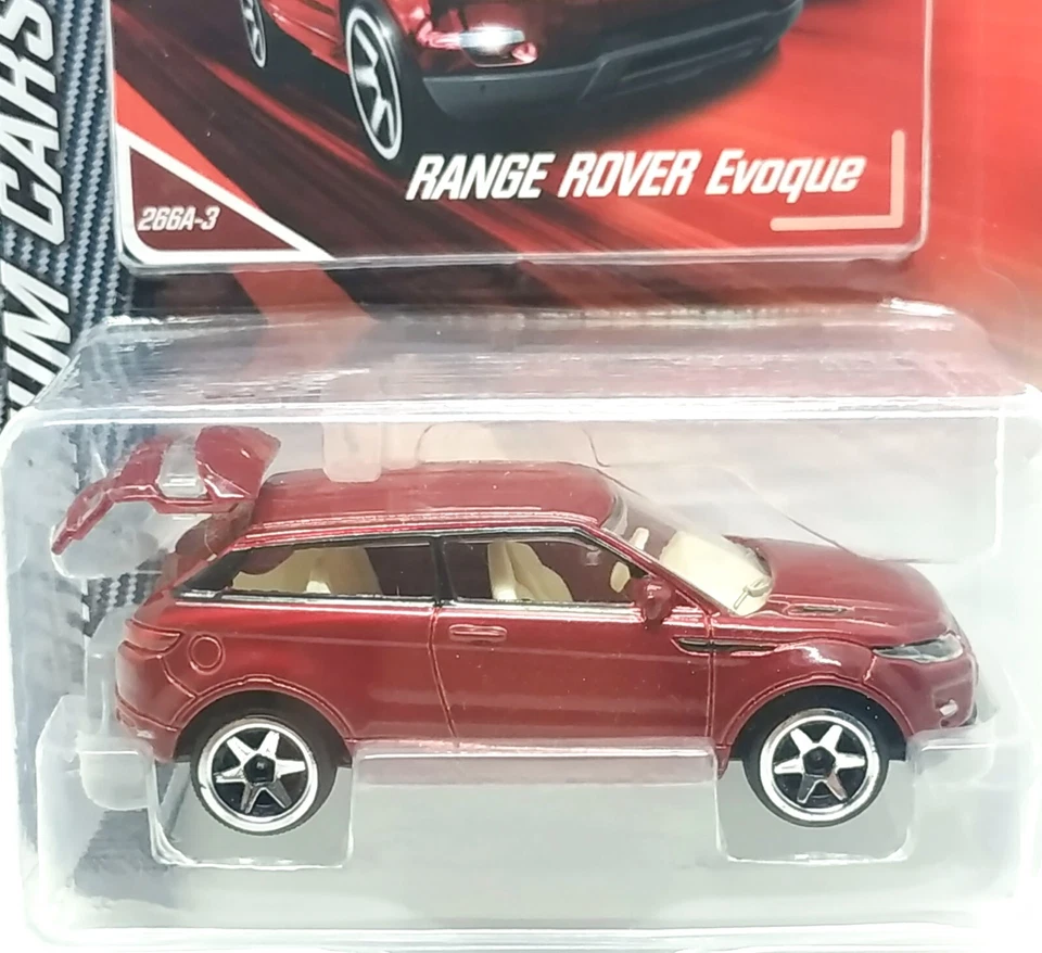 Majorette Range Rover Evoque Dark Red 1:59 (3") Package with Card - Image 2 of 4