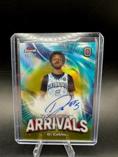 2022-23  Topps Finest Overtime Elite De'Vontes Cobbs GOLD RC Rookie Auto #/50 SP