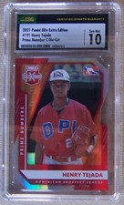 2021 Panini Elite Extra Edition Prime Numbers A Die-Cut /100 Henry Tejada #191