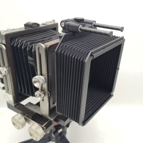 Collapsible Focusing Hood Hot Shoe Ebony 6x9 2x3 4x5 GP69F SW23 SV45 23S Camera - Picture 1 of 10