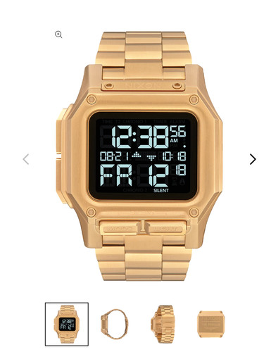 Nixon Regulus Stainless Steel Watch - Color: All Gold - Beautiful Digital Watch