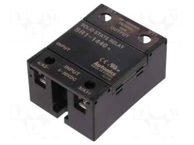 SR1-1440-N Autonics Solid state Relay, 40Amp, Input:4-30VDC, Output:48-480VAC