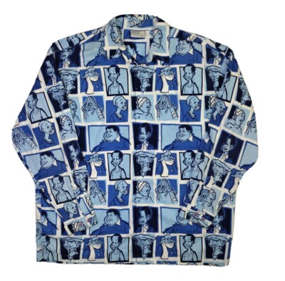 ウェア platinum fubu 2XL Vintage Platinum Fubu Shirt Mens XXL Fat Albert All Over