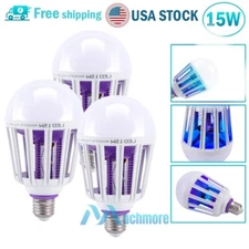 4Packs LED Light Zapper Lightbulb Bug Mosquito Fly Insect Killer Bulb Home Lamp