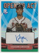 VAUGHN GRISSOM 2023 TOPPS BIG LEAGUE OPENING ACT RC AUTO OAA-VG Atlanta Braves