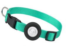 Airtag Dog Collar - 100 Waterproof Air tag Dog Collar Holder Teal, Large