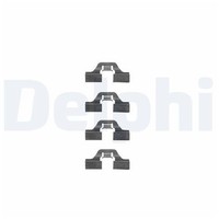 ZubehöRsatz Scheibenbremsbelag FüR Skoda Octavia 1U 96 Bis 10 Delphi K4M704 AXR