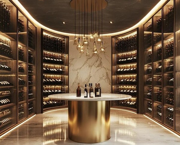 Weinlagerregal Weinschrank Weinablage Flaschenregal WeinmöBel Weinarchiv-image