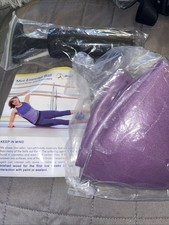 Pro Body Pilates 9” Purple Mini Exercise Ball Fitness Bender Toning Yoga Core
